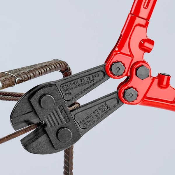 KNIPEX bultsaxar - Längd 610 mm - Ergonomiska rörarmar - Röd