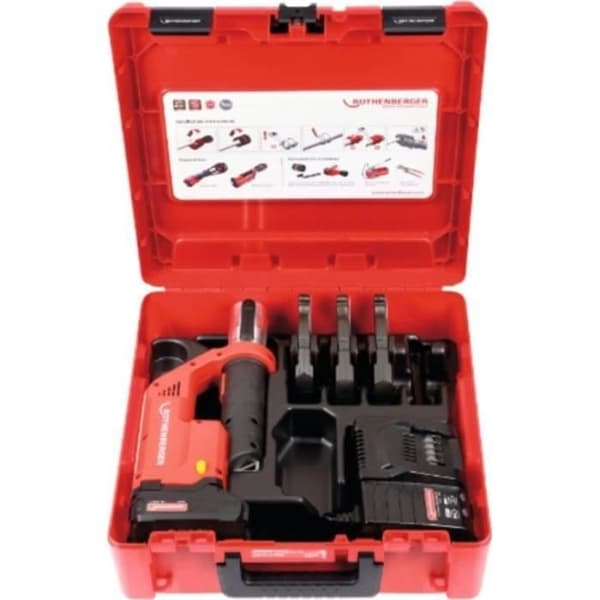 Pressmaskin - ROTHENBERGER - ROMAX Compact TT - Turbotryck - Metallbeslag - Tångsats
