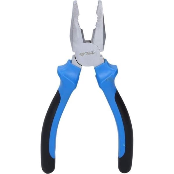 Universaltång - Brilliant Tools BT060901 - bi-material handtag - tandade käftar - Chrome Vanadium