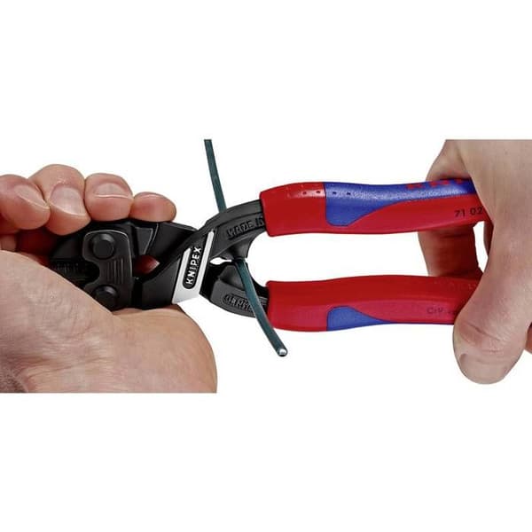 KNIPEX bultsaxar - Kompakt 200 mm - Krom-vanadinstål - Exakt skärning - Diameter upp till 5,2 mm