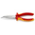 Miniatyrbild 2 av 3: KNIPEX halvrund tång - VDE - 40° vinklad käke - Ribbade skäreggar - Vanadinstål - Orange