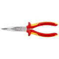 Miniatyrbild 1 av 3: KNIPEX halvrund tång - VDE - 40° vinklad käke - Ribbade skäreggar - Vanadinstål - Orange