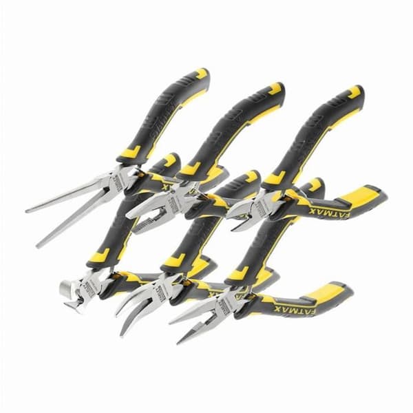 Set med 6 minitänger - STANLEY FATMAX FMHT0-80541 - Ergonomiskt bi-material handtag