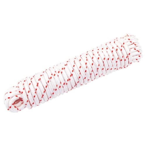 Startsnöre vit och röd Ø6 mm 10 m nylon