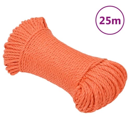 Rep orange 8 mm 25 m polypropylen