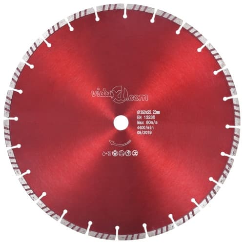Diamantklinga med Turbo Steel 350 mm