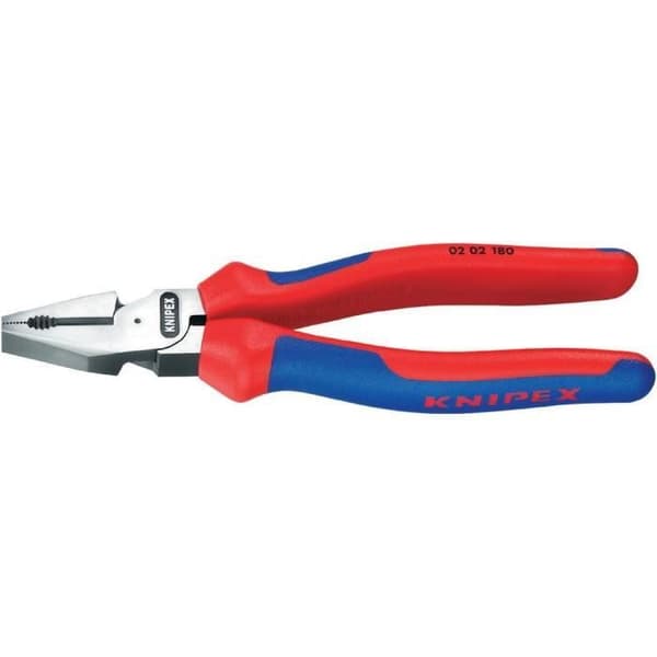 Universaltång - KNIPEX - 200 mm - Bi-material handtag - Röd
