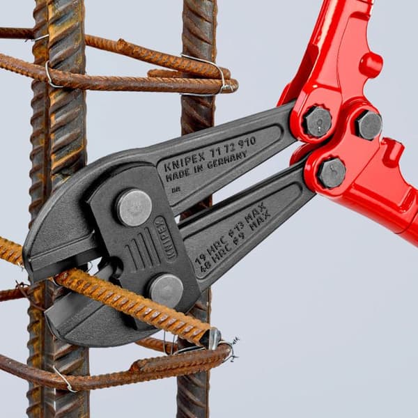 Bultskärare - Knipex - 910 mm - Skärning - Atramenterat huvud - Röd