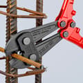 Miniatyrbild 5 av 6: Bultskärare - Knipex - 910 mm - Skärning - Atramenterat huvud - Röd
