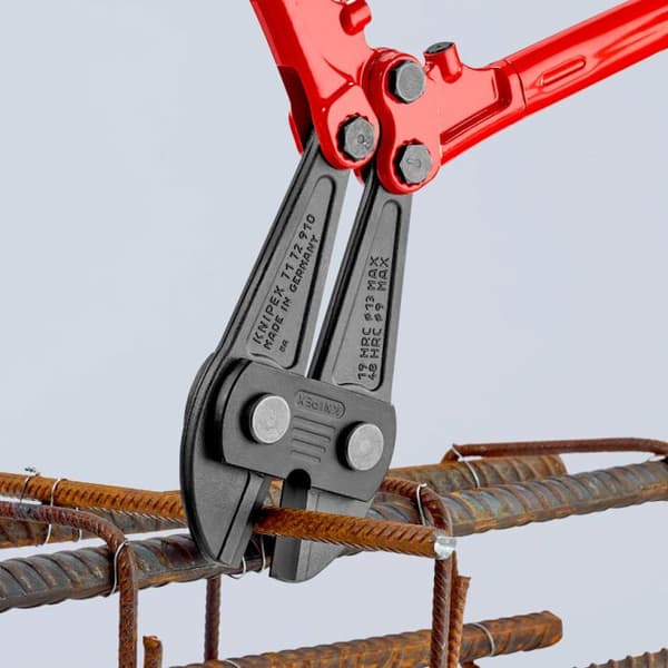 Bultskärare - Knipex - 910 mm - Skärning - Atramenterat huvud - Röd