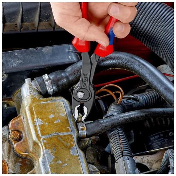 Multipickpincett - Knipex - 82 02 200 - Frontal och lateral gripning - Justering med tryckknapp - 200 mm