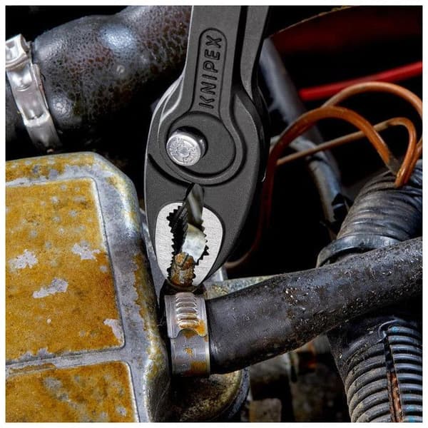 Multipickpincett - Knipex - 82 02 200 - Frontal och lateral gripning - Justering med tryckknapp - 200 mm