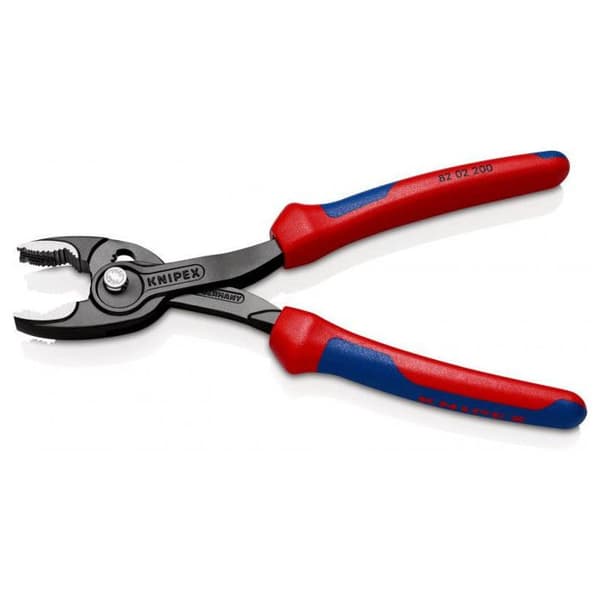 Multipickpincett - Knipex - 82 02 200 - Frontal och lateral gripning - Justering med tryckknapp - 200 mm