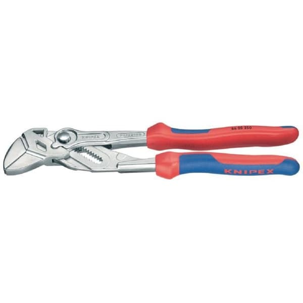 Knipex tvåmaterialsnyckeltång - 250 mm - Snabbjustering - Kapacitet 46 mm - Släta och parallella käftar
