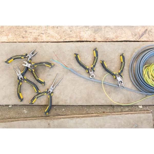 Set med 6 minitänger - STANLEY FATMAX FMHT0-80541 - Ergonomiskt bi-material handtag