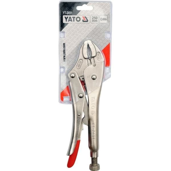 Yato YT-2451, Låstång, Röd-Silver, 25 cm, 625 g