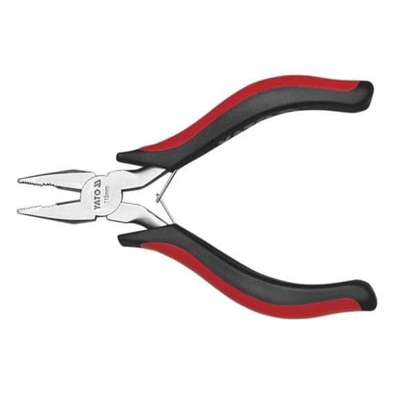 Pincett - Yato - YT-2080 - Svart-Röd - 11,5 cm - 104 g