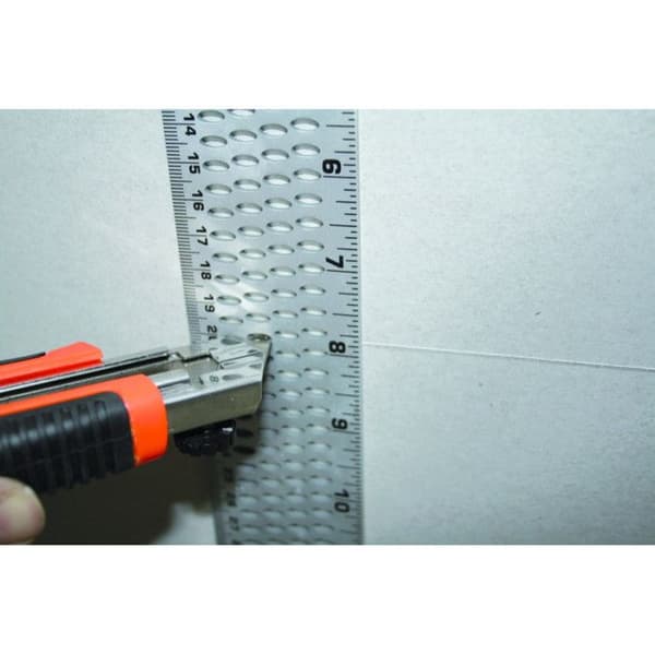 Skärregel för gipsskivor - EDMA - 620 mm - Grå - Elskydd