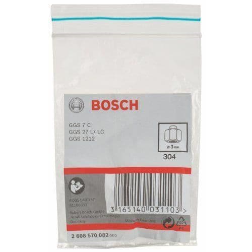 Bosch hylsa 2 608 570 082 lämplig för GGS 7 C och GGS 27 L - diameter 3 mm