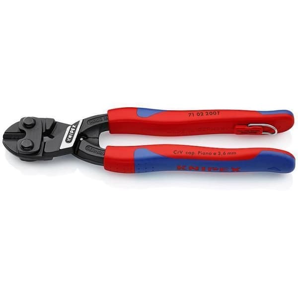 Knipex 71 02 200 T, Skruvtång, 6 mm, kondroitinsulfat, plast, blåröd, 20 cm