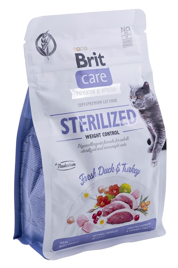 BRIT Care Grain-Free Sterilized Weight Control - torr kattmat - 400 g