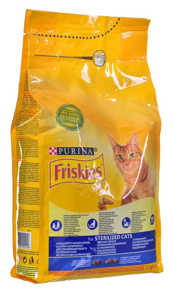 Purina FRISKIES Steriliserade katter torrfoder 1,5 kg Vuxen