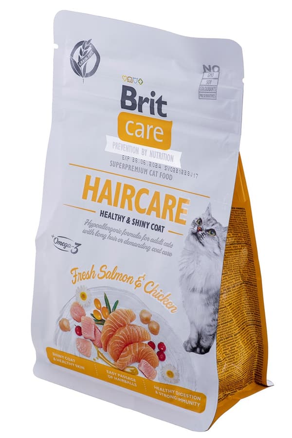 BRIT Care Grain Free Haircare Healthy & Shiny Coat - torr kattmat - 400 g