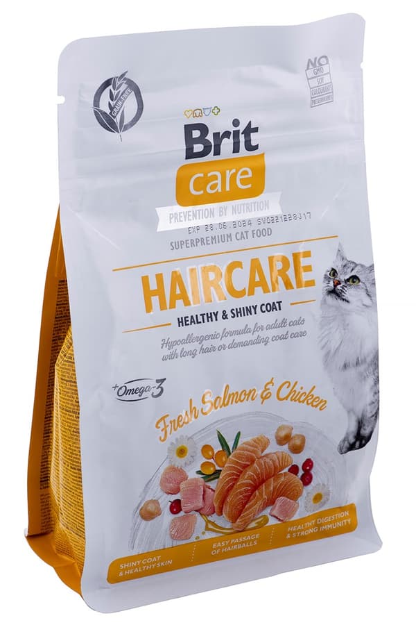 BRIT Care Grain Free Haircare Healthy & Shiny Coat - torr kattmat - 400 g