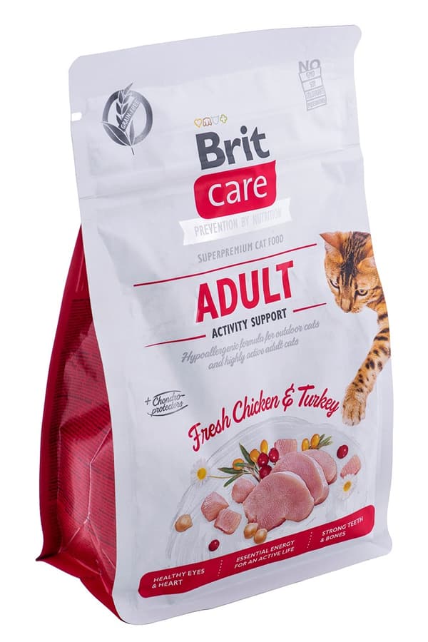 BRIT Care Grain Free Activity Support Vuxen - torrfoder för katter - 400 g