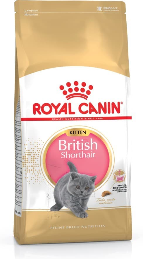 Royal Canin British Shorthair Kattungar torrfoder 2 kg Fjäderfä, Ris, Grönsaker