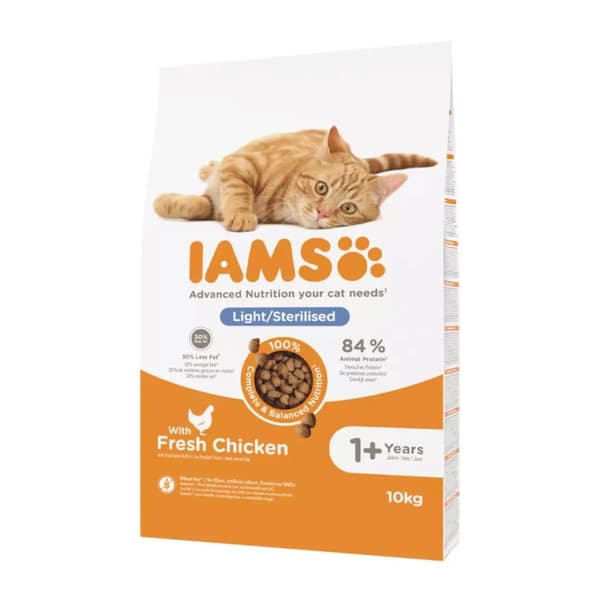 IAMS Advanced Nutrition Let/Steriliseret - tør kattefoder - 10 kg