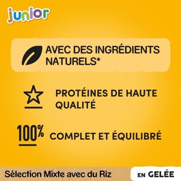 PEDIGREE Junior 48 Fresh Jelly Sachets 4 varianter för valp 100g (4x12)