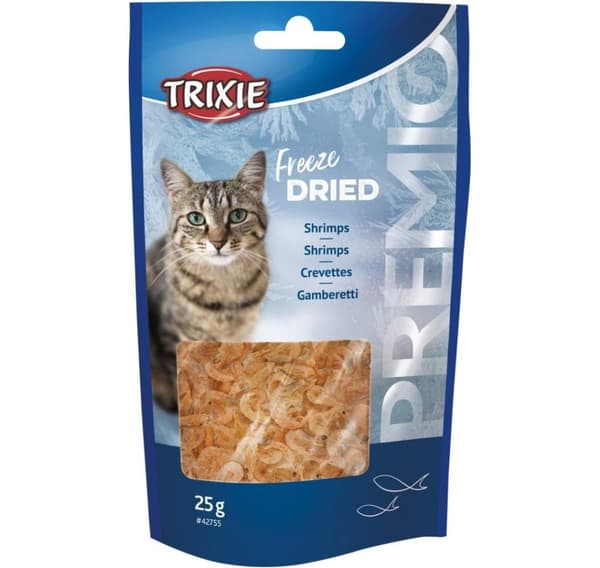 Herkku kissoille, katkaravut Premio Freeze Dried, 25 g