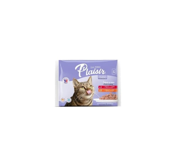 Plaisir Chunks pouch multipack 4x85g