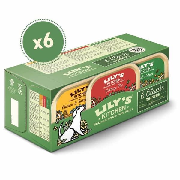 Lily's Kitchen för vuxna hundar – Klassiska recept 6x150g - Multipack (Paket med 4)