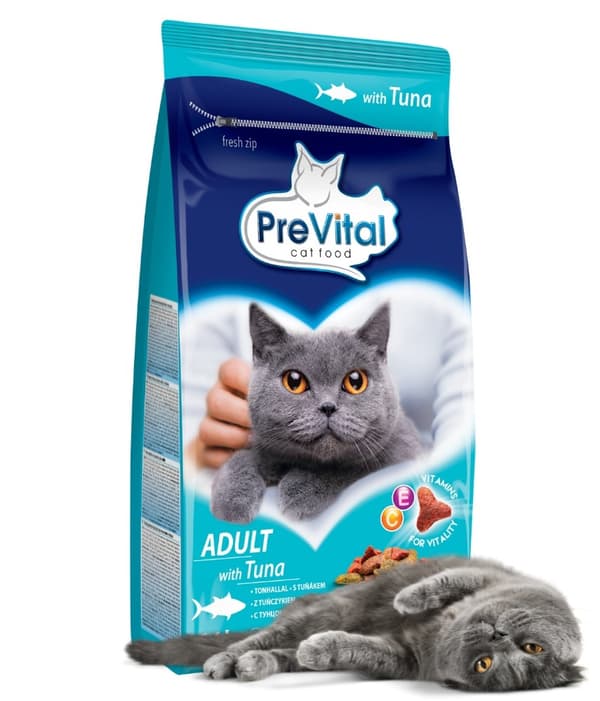 PREVITAL Vuxen tonfisk - torr kattmat - 1,4 kg