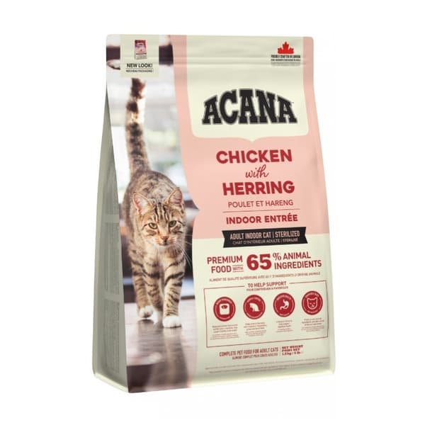 ACANA Indoor Entrée - torrfoder för katter - 1,8 kg