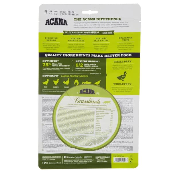 Acana Grasslands kattfoder 340g