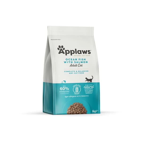 Applaws 5060122497312 kissan kuivaruoka 6 kg aikuisille kaloille