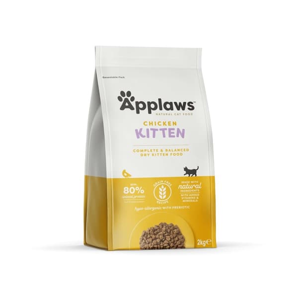 Applaws 5060122491419 torrfoder för katter 2 kg kattungar kyckling