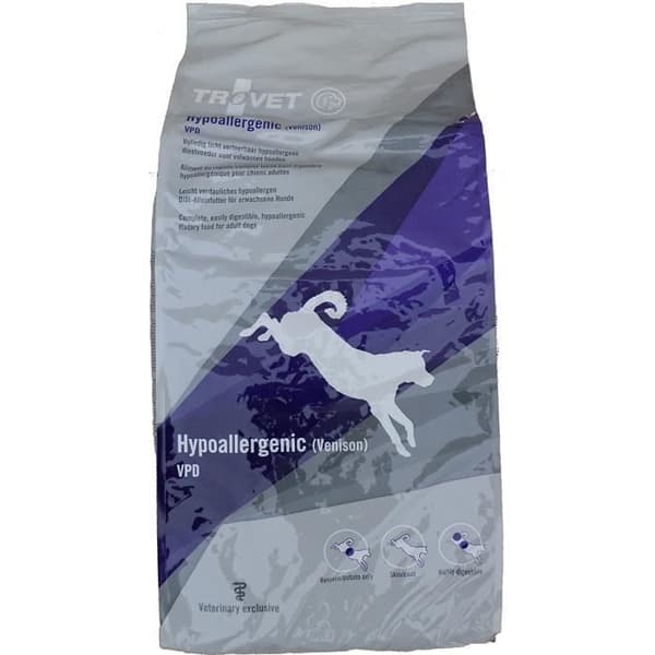 TROVET VPD Hypoallergena viltfoder för hundar 10kg