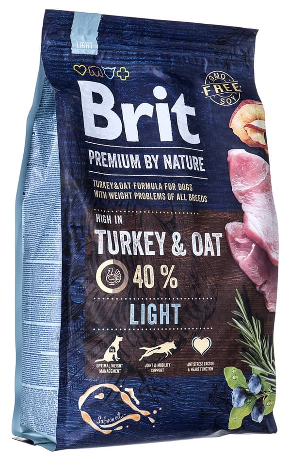 Brit Premium by Nature Light - kuiva koiranruoka - 3 kg