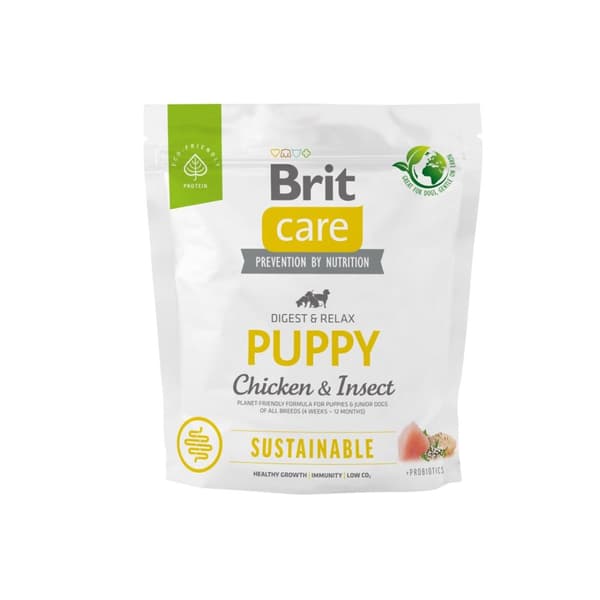 BRIT Care Dog Sustainable Puppy Chicken & Hyönteisten kuivaruoka - 1 kg