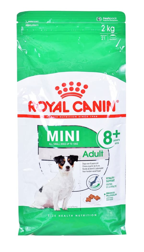 ROYAL CANIN Mini Adult +8 - kuiva koiranruoka - 2kg