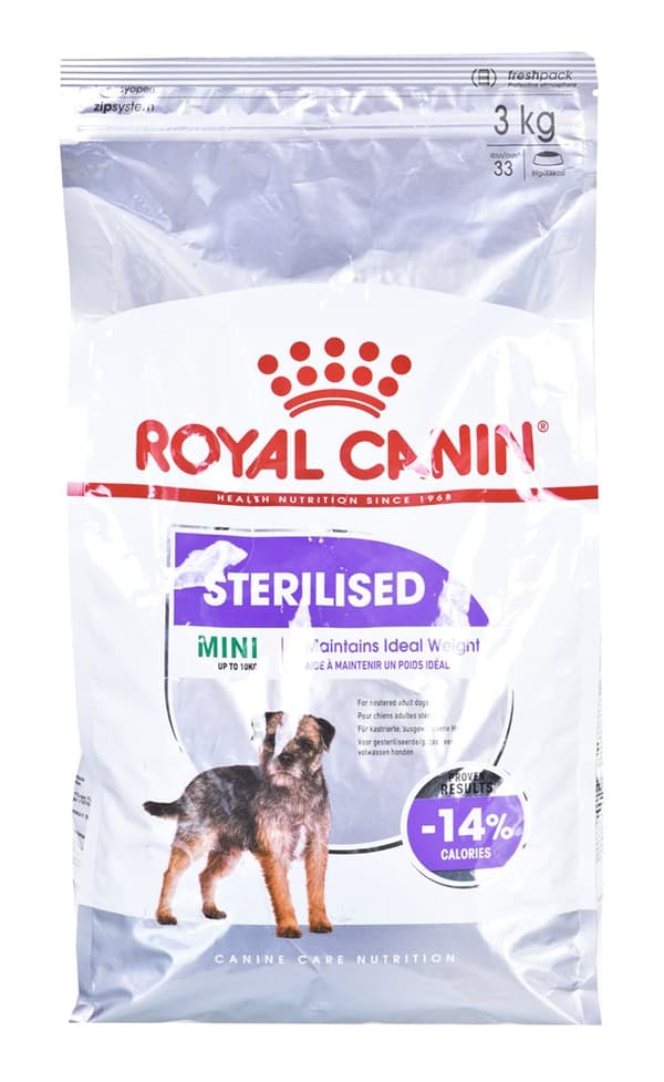Royal Canin CCN MINI STERILIZED - tørfoder til voksne hunde - 3 kg