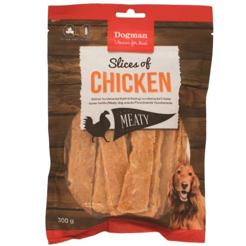 Meaty Slices Of Chicken Hundgodis 300g