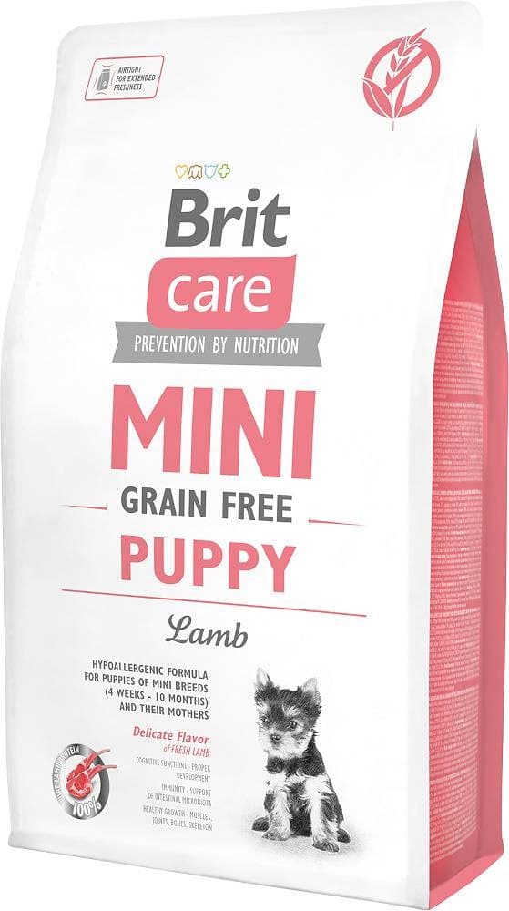 BRIT Care Mini Grain-Free Puppy Lamm - torrt hundfoder - 7 kg