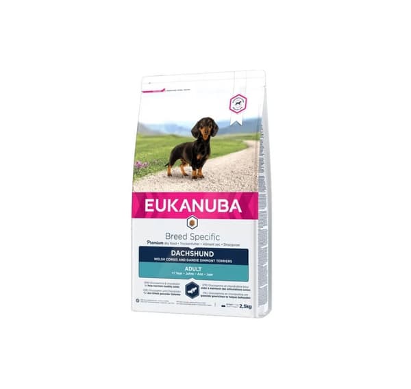 Aikuinen kana mäyräkoirille 2,5 kg, Eukanuba