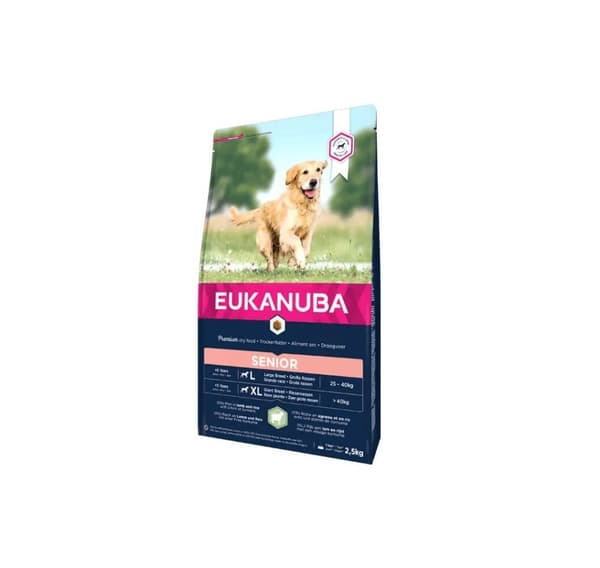 Senior lamm och ris för stora hundar 12 kg, EUKANUBA