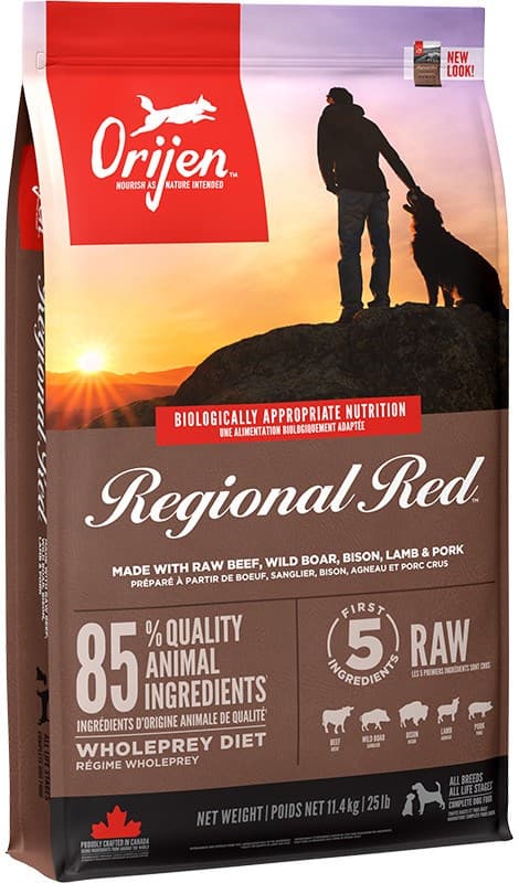 ORIJEN Regional Red - torrfoder för hundar - 11,4 kg